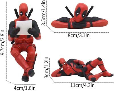 Deadpool Car Action Figures (4 Pcs Set)