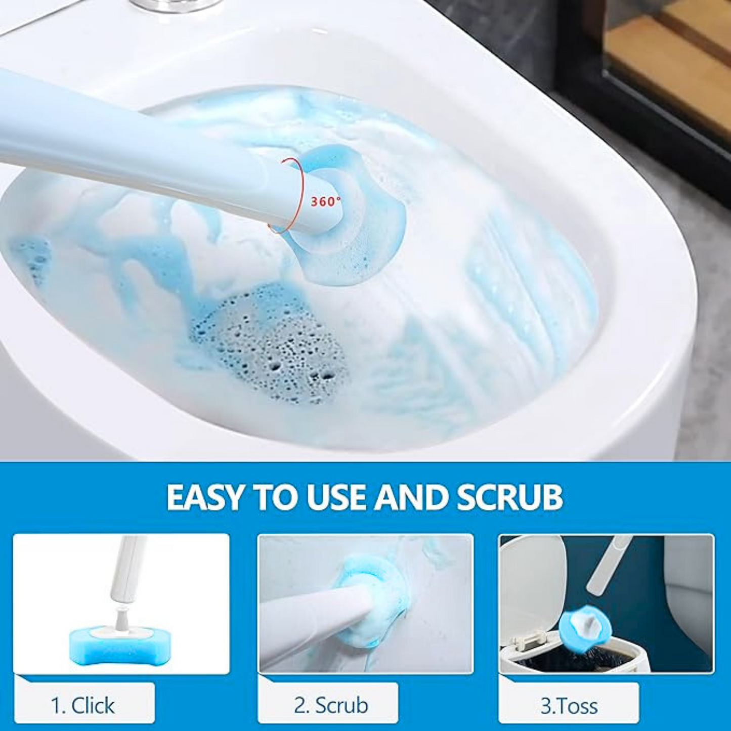 Disposable Toilet Cleaning Brush