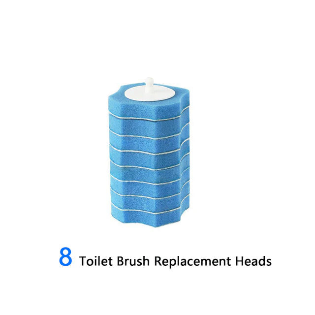 Disposable Toilet Cleaning Brush Heads - 8 PCS