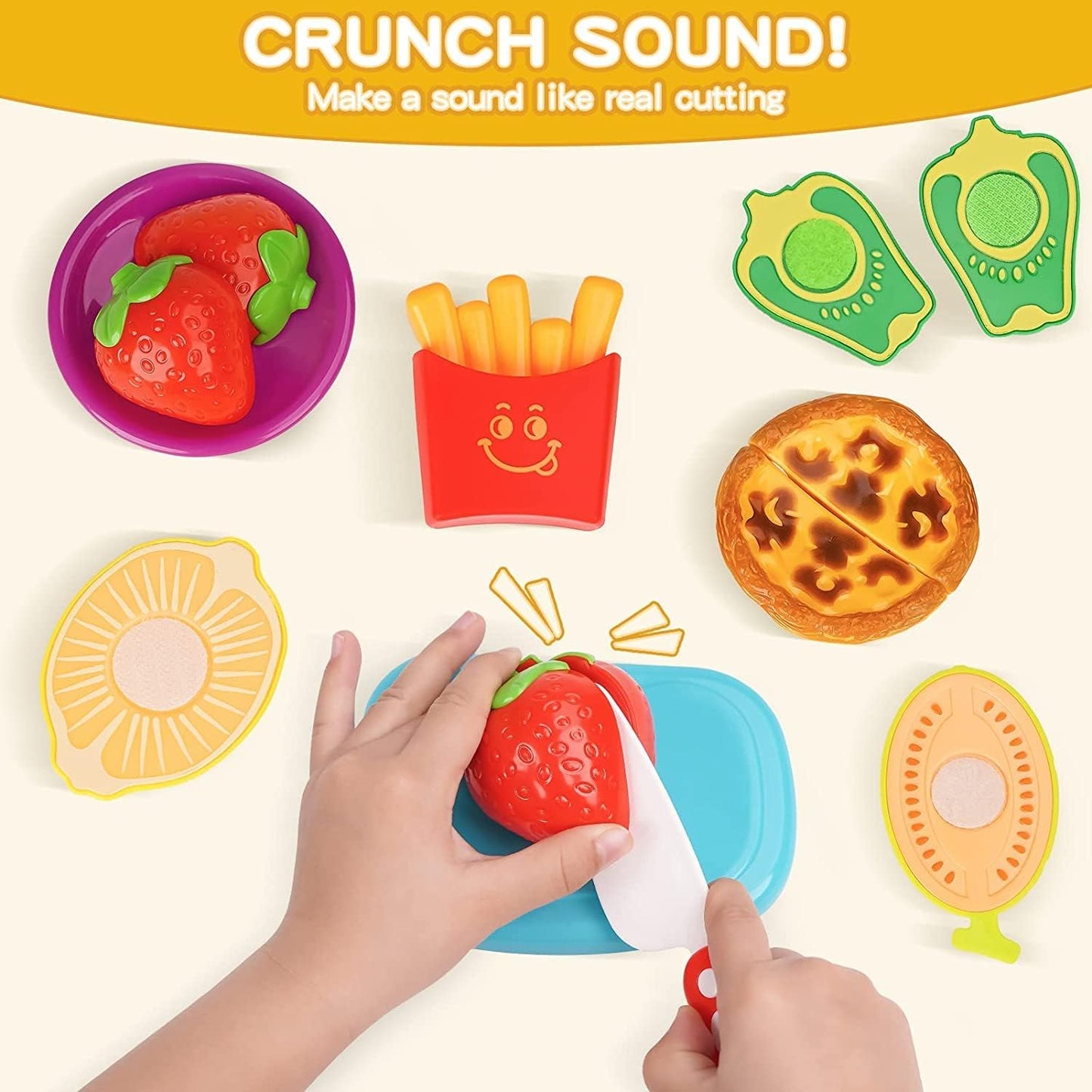 Educational Fruit & Vegetable Cutting Toy