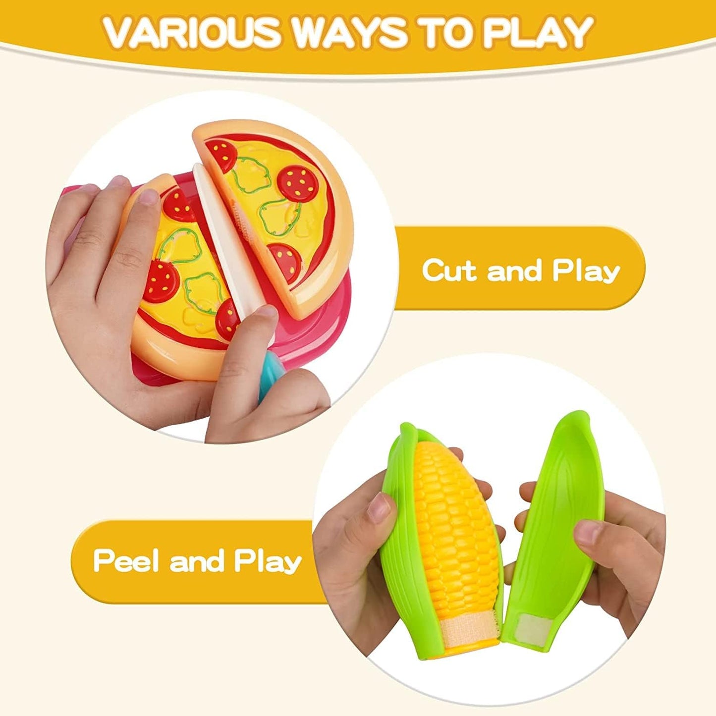 Educational Fruit & Vegetable Cutting Toy
