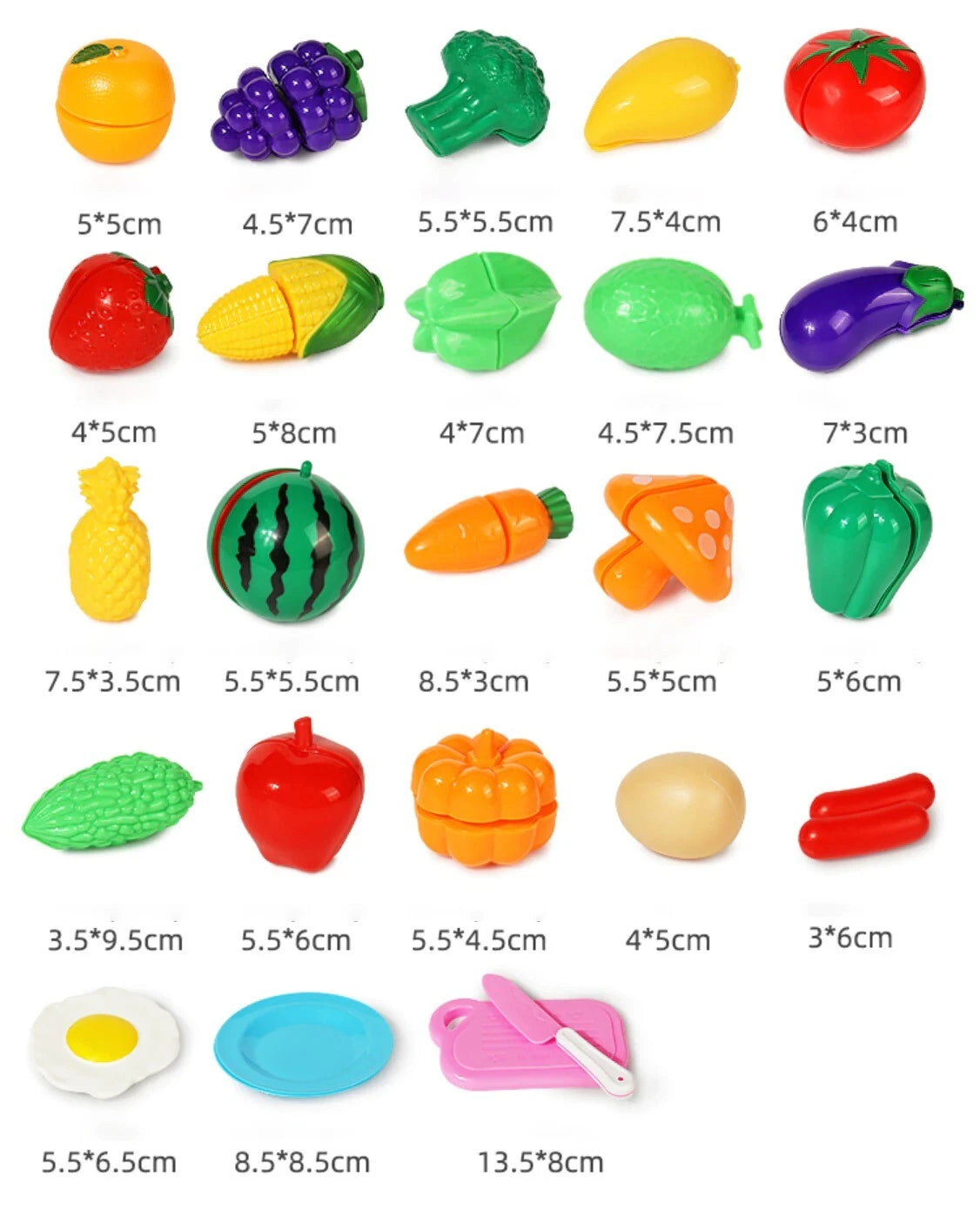 Educational Fruit & Vegetable Cutting Toy