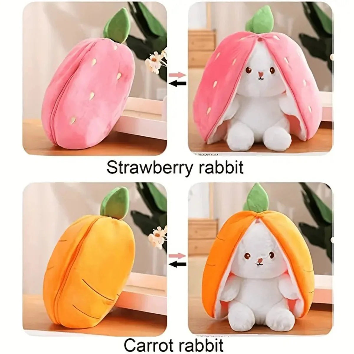Carrot Bunny Plush