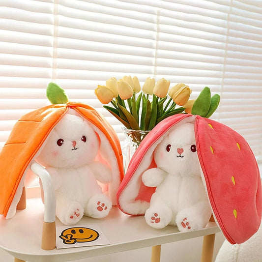 Carrot/Strawberry Bunny Plush