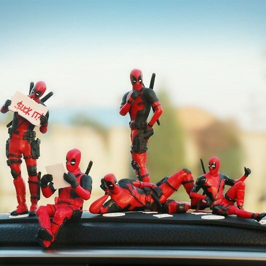 Deadpool Car Action Figures (4 Pcs Set)