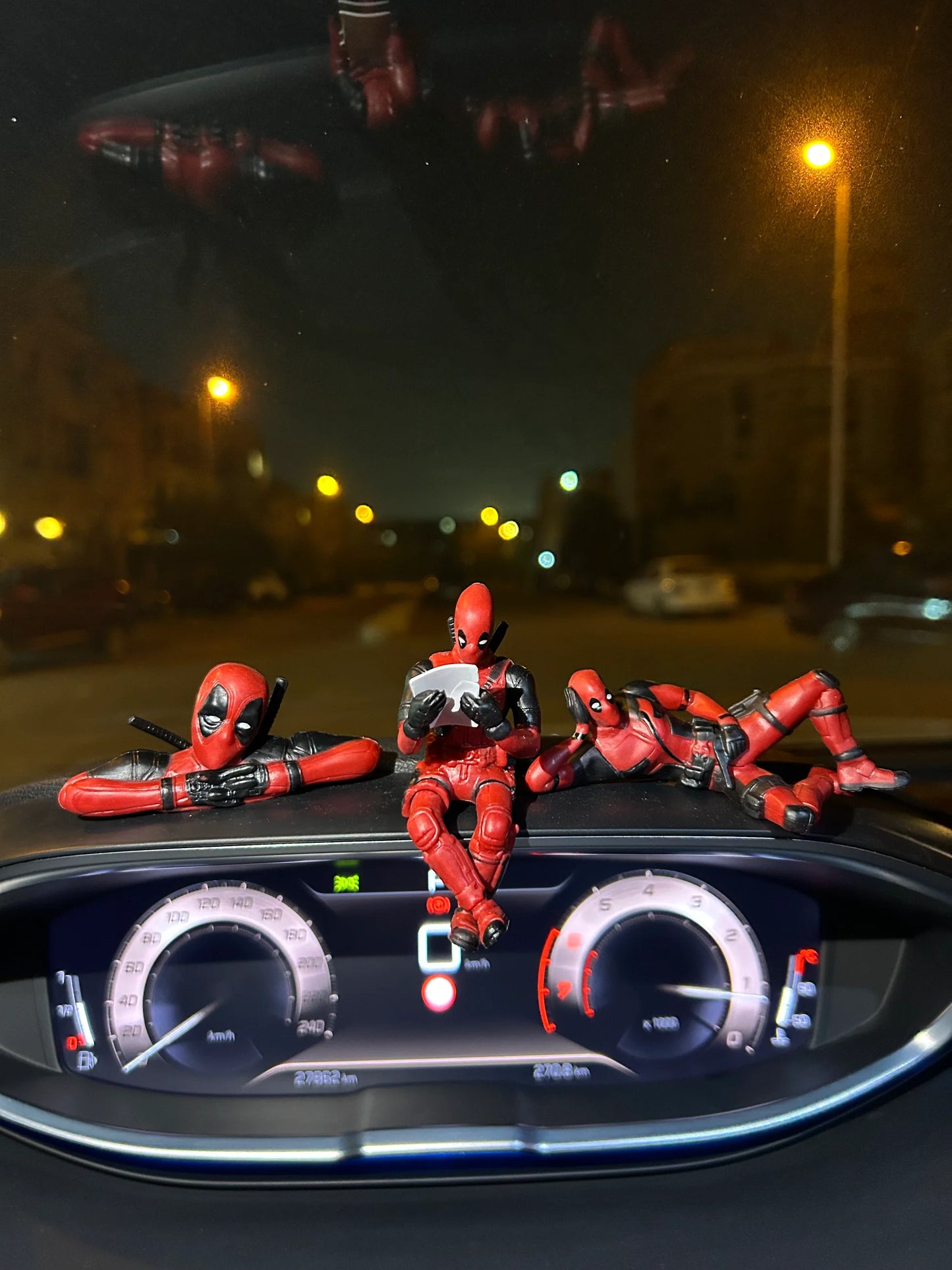 Deadpool Car Action Figures (4 Pcs Set)
