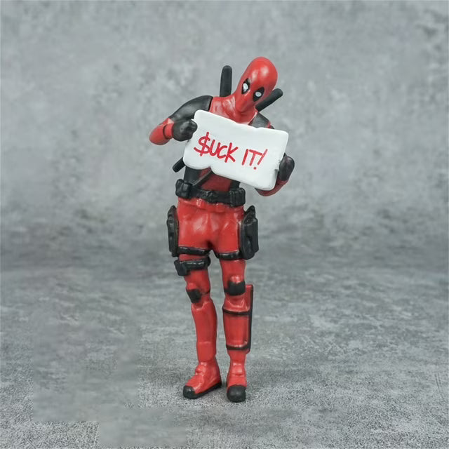 Deadpool Car Action Figures (4 Pcs Set)