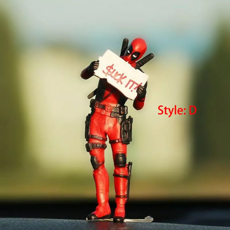 Deadpool Car Action Figures (4 Pcs Set)