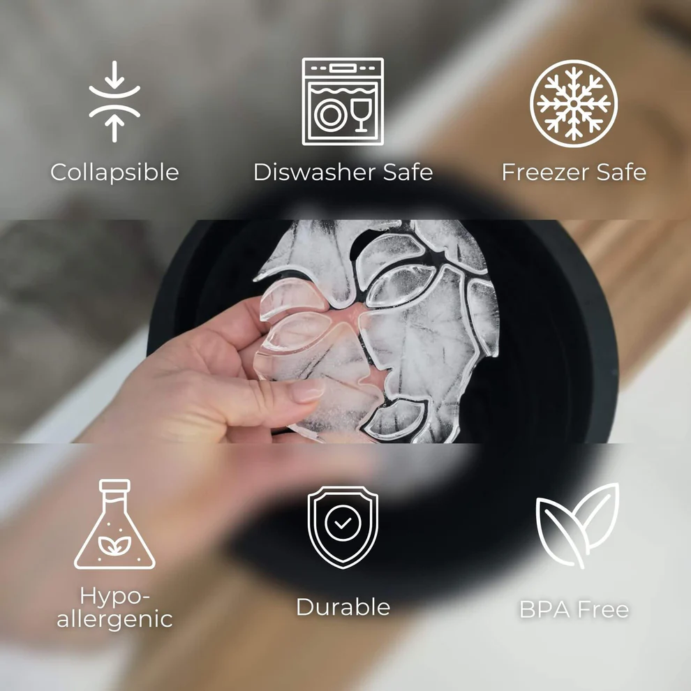 Silicone Foldable Facial Ice Bowl