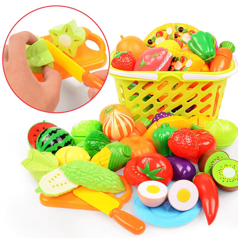 Educational Fruit & Vegetable Cutting Toy